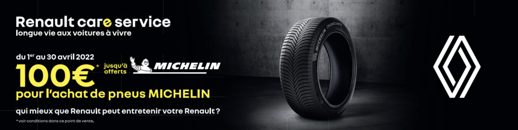 Promo Michelin chez Renault Landévant