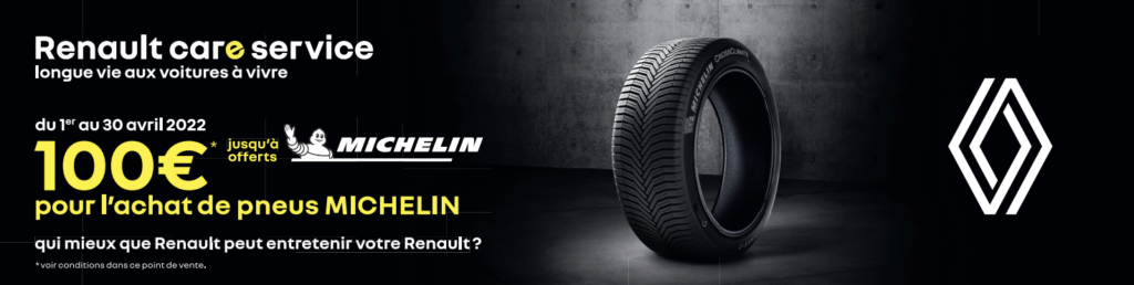 Promo Michelin Renault Landévant Promo Michelin chez Renault Landévant